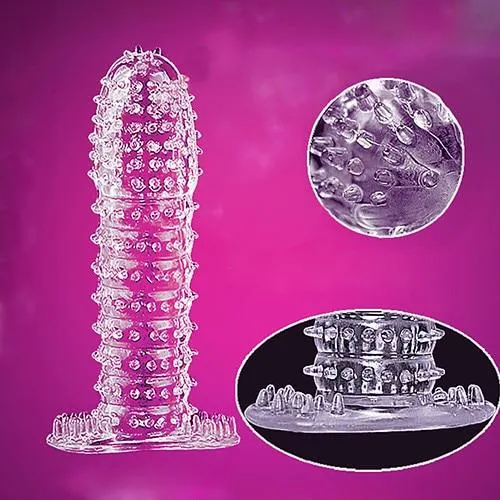 Female Sex Toys Spike Dotted For Men dildo sheath Condoms Lusty Age