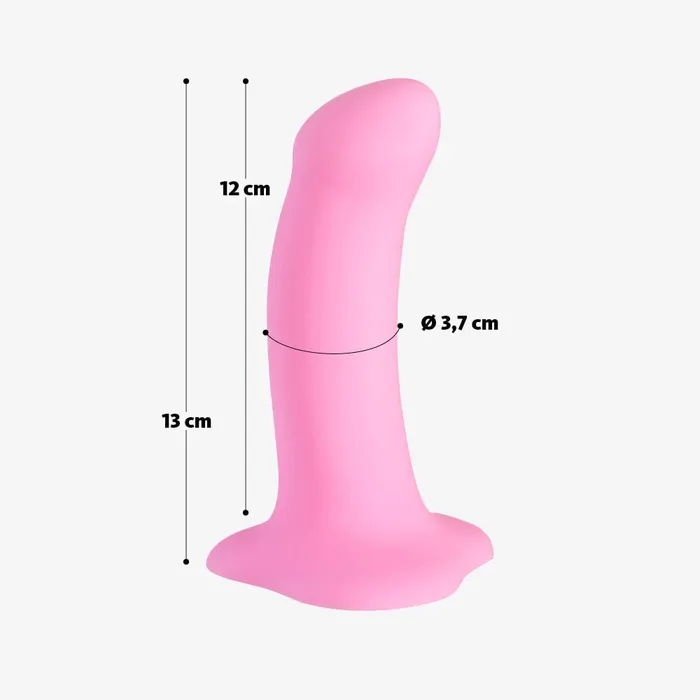 Fun Factory Amor Stub Silicone Dildo 5 inch Candy Rose Pink includes FREE TOYBAG Fun Factory Dildos
