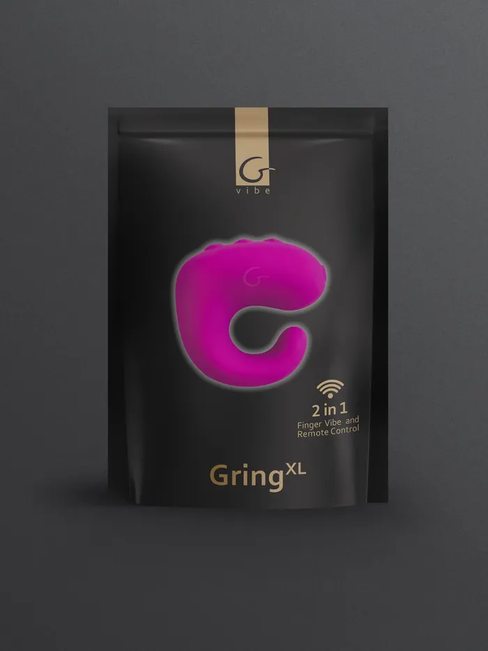 Gring XL Vibrating Clit Ring and Powerful Finger Vibrator Sex Toy Gvibe EU Female Sex Toys