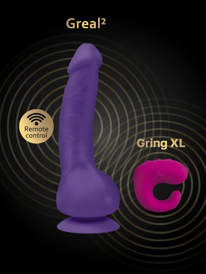 Gring XL Vibrating Clit Ring and Powerful Finger Vibrator Sex Toy Gvibe EU Female Sex Toys