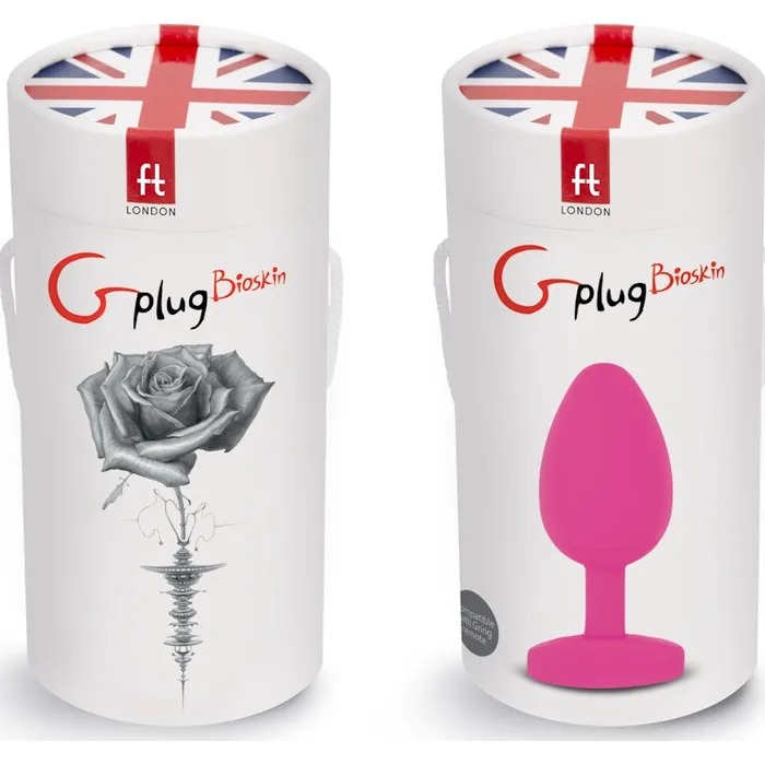 Gvibe Dildos Gplug Large Bioskin Sweet Raspberry Raspberry