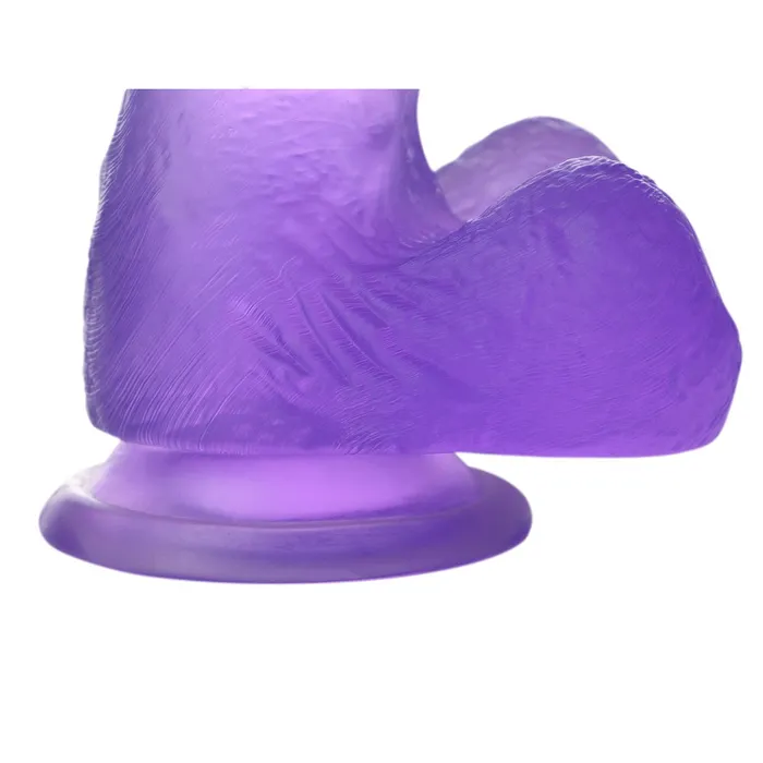 LoveToy Dildos Jelly Studs Crystal Dildo Small Purple