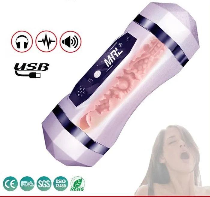 Lusty Age Male Sex Toys Male Automatic Vibrating Masturbator Device