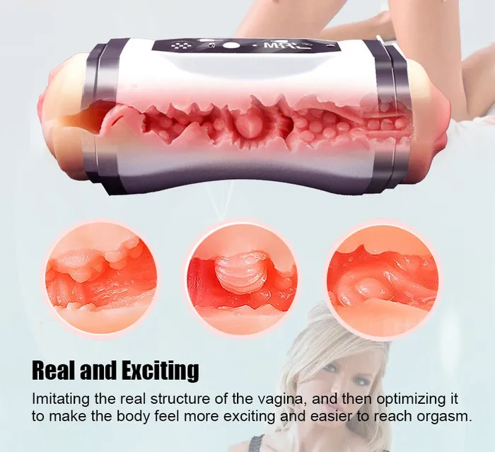 Lusty Age Male Sex Toys Male Automatic Vibrating Masturbator Device