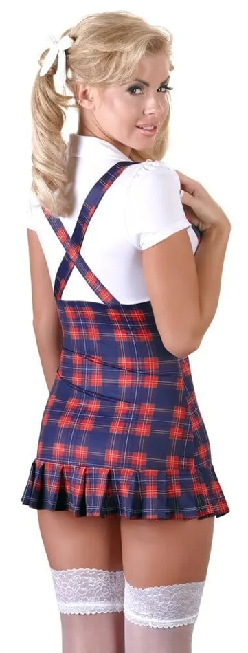 Male Sex Toys Cottelli Schoolgirl Costume with LowCut Blouse Pleated Hemline and Suspender Straps Male Sex Toys Cottelli Schoolgirl Costume with LowCut Blouse Pleated Hemline and Suspender Straps