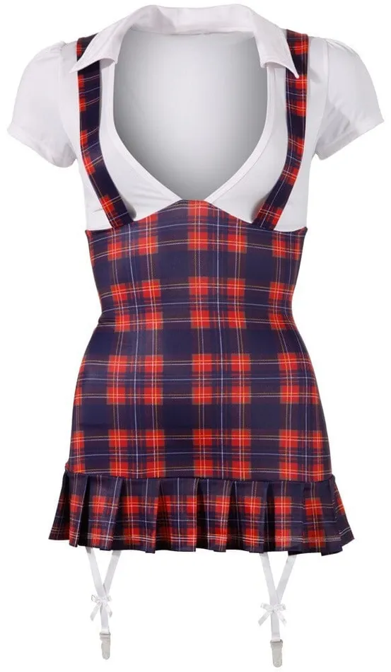 Male Sex Toys Cottelli Schoolgirl Costume with LowCut Blouse Pleated Hemline and Suspender Straps Male Sex Toys Cottelli Schoolgirl Costume with LowCut Blouse Pleated Hemline and Suspender Straps
