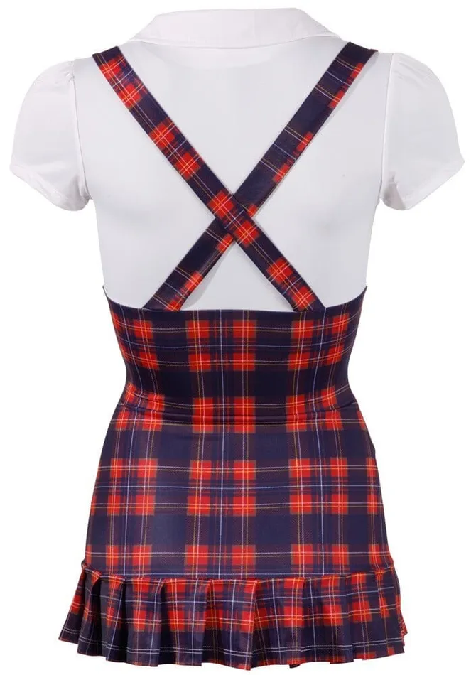 Male Sex Toys Cottelli Schoolgirl Costume with LowCut Blouse Pleated Hemline and Suspender Straps Male Sex Toys Cottelli Schoolgirl Costume with LowCut Blouse Pleated Hemline and Suspender Straps
