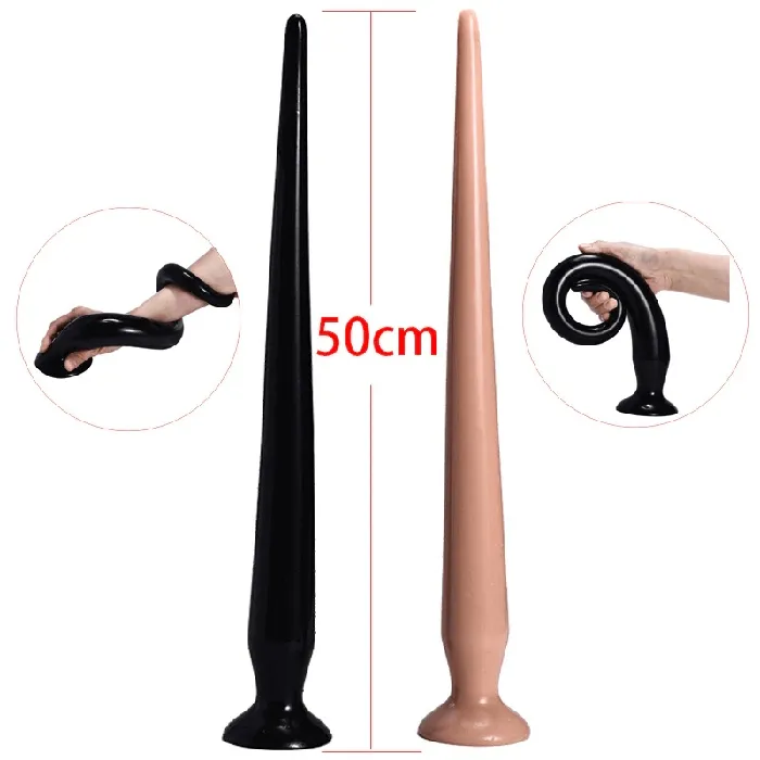 Male Sex Toys EVEs SECRETS 50cm Super Long Anal Dildo Huge Silicone Anal Butt Plugs Erotic Sex Toys For Women And Men