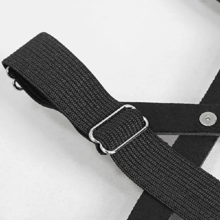 Male Sex Toys EVEs SECRETS Asymmetrical Punk Socks with Studs and Garter for Women