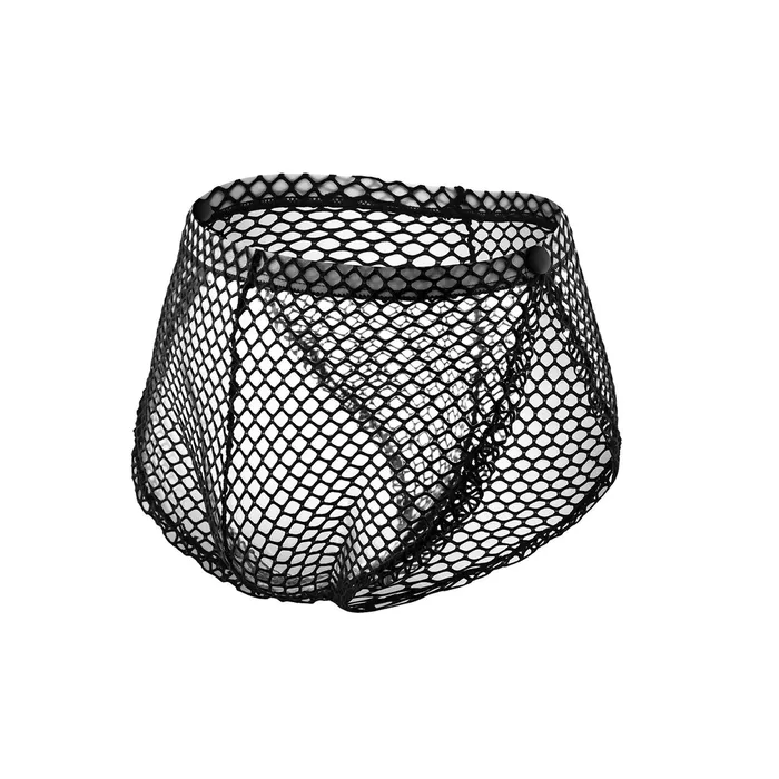 Male Sex Toys EVEs SECRETS Sexy Mens Fishnet Underwear Mesh SeeThrough Side Split Panties Male Erotic Lingerie