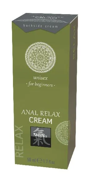 Male Sex Toys HOT PRODUCTIONS SHIATSU BEGINNER ANAL RELAX CREAM