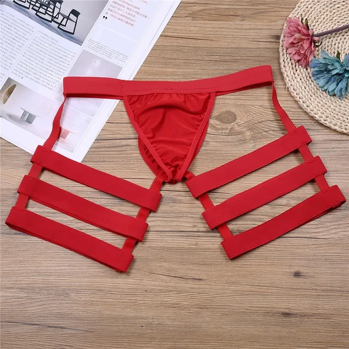 Mens Sexy Panties with Bulge Pouch and Garters Erotic Underpants Underwear EVEs SECRETS Male Sex Toys