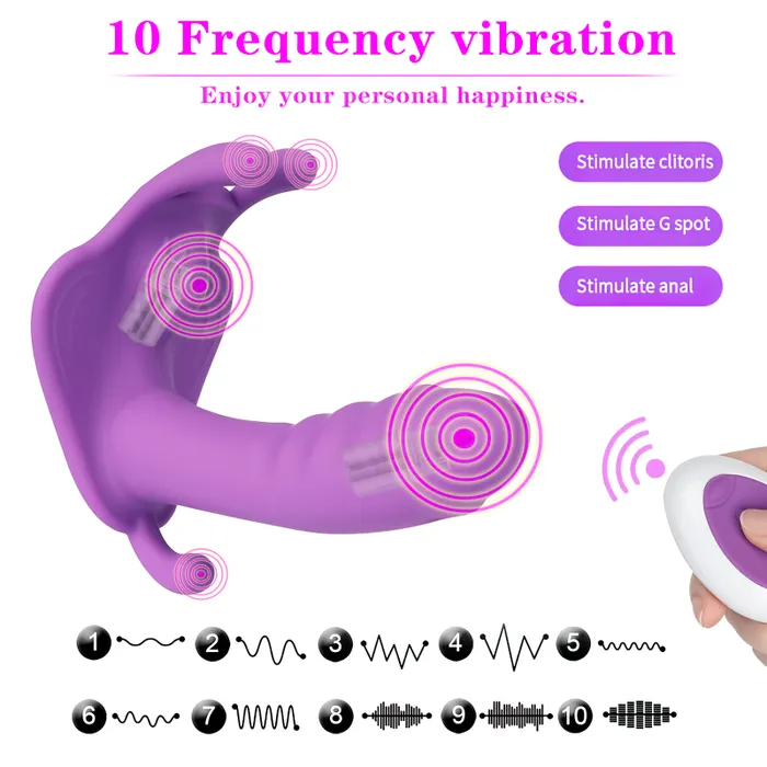 Remote Control Dildo Vibrator For Women Wireless Wearable Female Masturbator EVEs SECRETS Female Sex Toys