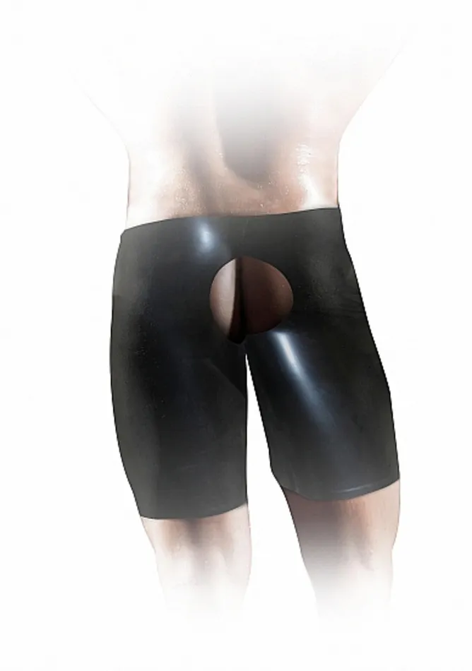 SHOTS Vibrators LATEX UNISEX FISTING SHORTS