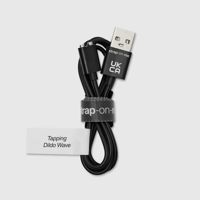 Strap On Me US Magnetic USB charger Tapping Dildo Wave Female Sex Toys