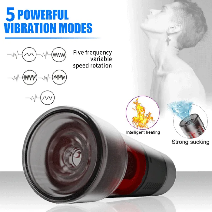 Sxo Toy Shop Male Sex Toys Male Automatic Telescopic Rotation Masturbation Cup