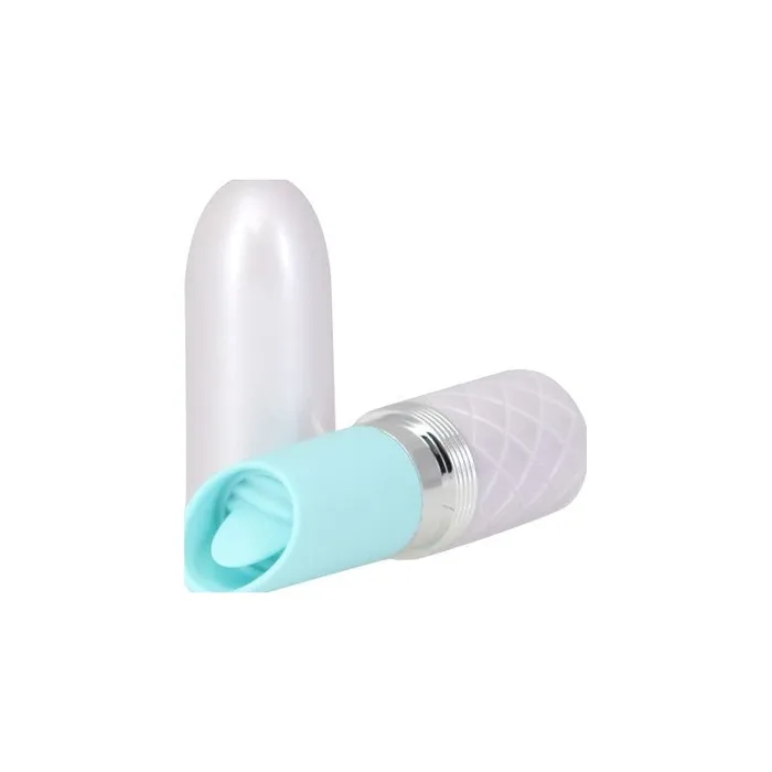 Vibrators Pillow Talk Lusty Flickering Massager Teal Pillow Talk