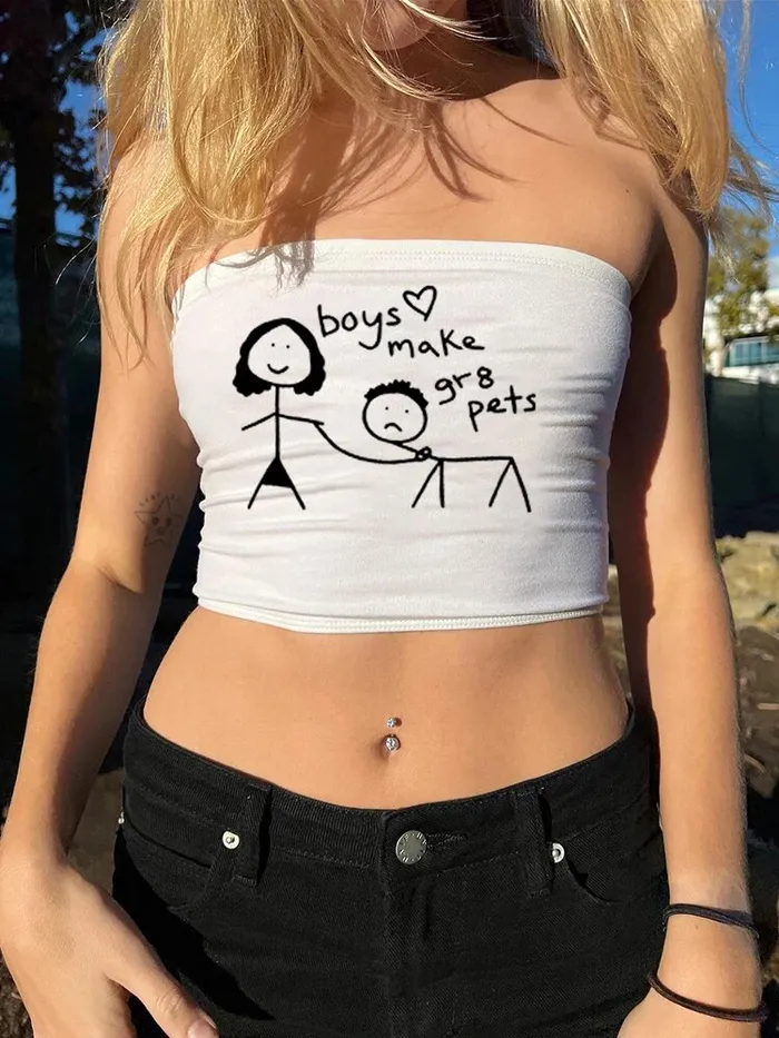 BallbustingToyscom Vibrators White or Pink Boys Make Great Pets Funny Kinky FemDom Egirl Fetish Tshirt