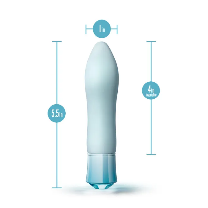 Blush Oh My Gem Ardor Rechargeable Vibe Aquamarine Vibrators