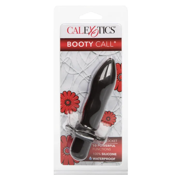 Booty Rocket Vibrating Butt Plug Black CalExotics Anal Booty Rocket Vibrating Butt Plug Black CalExotics Anal