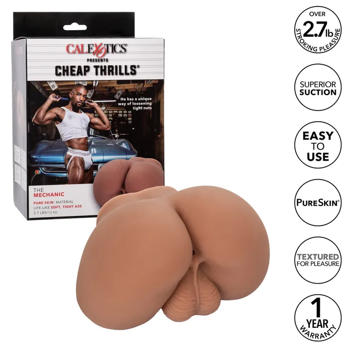 CalExotics Male Sex Toys Cheap Thrills The Mechanic Realistic Masturbator
