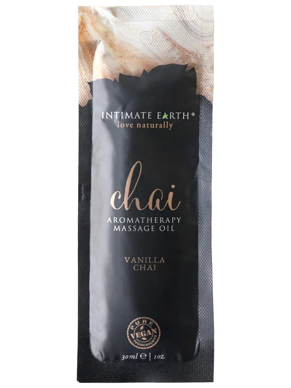 Calvista Intimate Earth Chai Massage Oil Foil 30ml1oz Couples