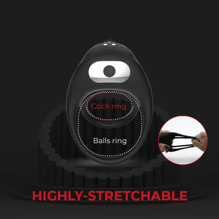 Couples FRISKY BUSINESS SG Twin Tremor Vibrating Cock Ring