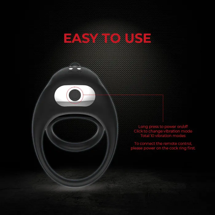 Couples FRISKY BUSINESS SG Twin Tremor Vibrating Cock Ring