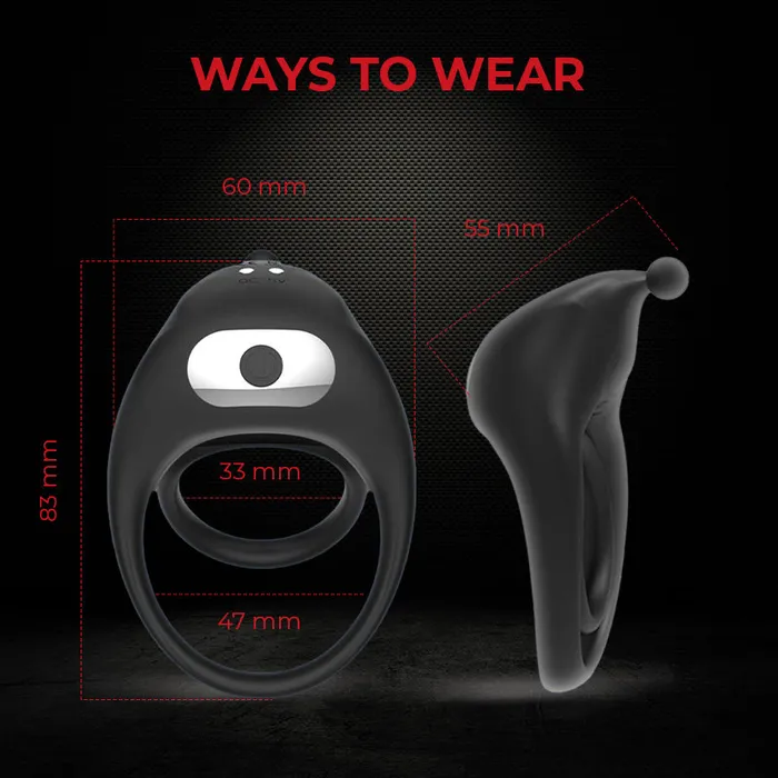 Couples FRISKY BUSINESS SG Twin Tremor Vibrating Cock Ring