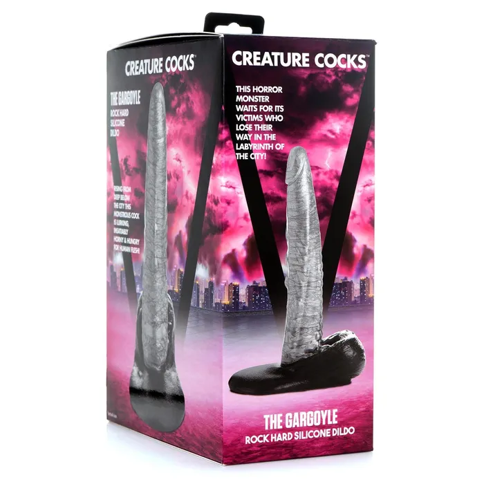 Dildos The Gargoyle Rock Hard Silicone Creature Dildo XR Brands