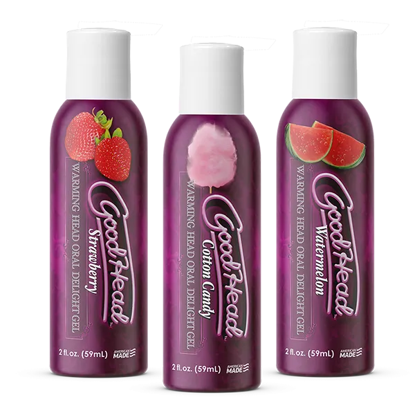 Doc Johnson Male Sex Toys GoodHead Warming Head Oral Delight Gels 3 Pack 2 oz Doc Johnson Male Sex Toys GoodHead Warming Head Oral Delight Gels 3 Pack 2 oz