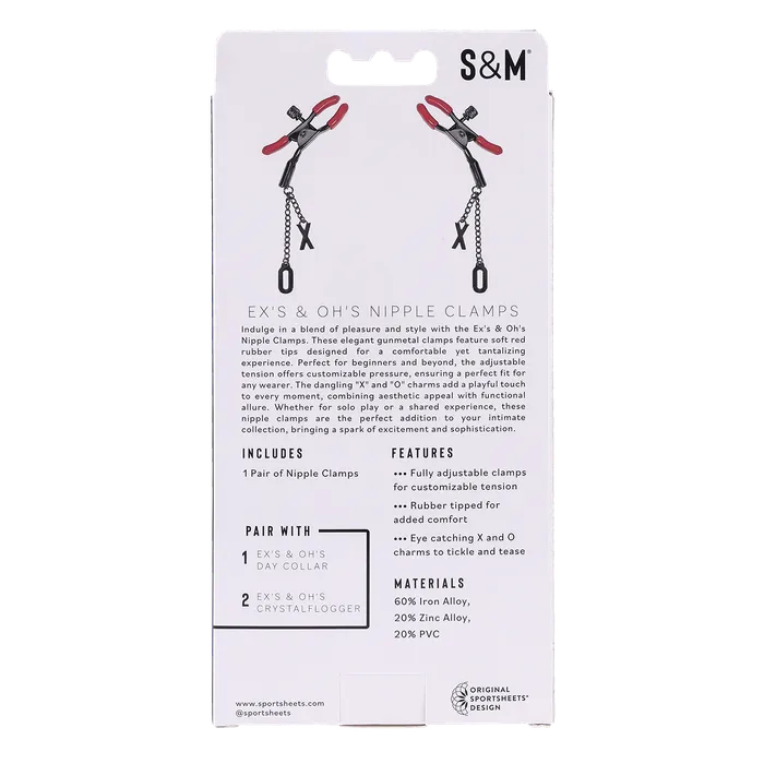 Exs Ohs Nipple Clamps Sportsheets Nipple Clitoral Toys Exs Ohs Nipple Clamps Sportsheets Nipple Clitoral Toys