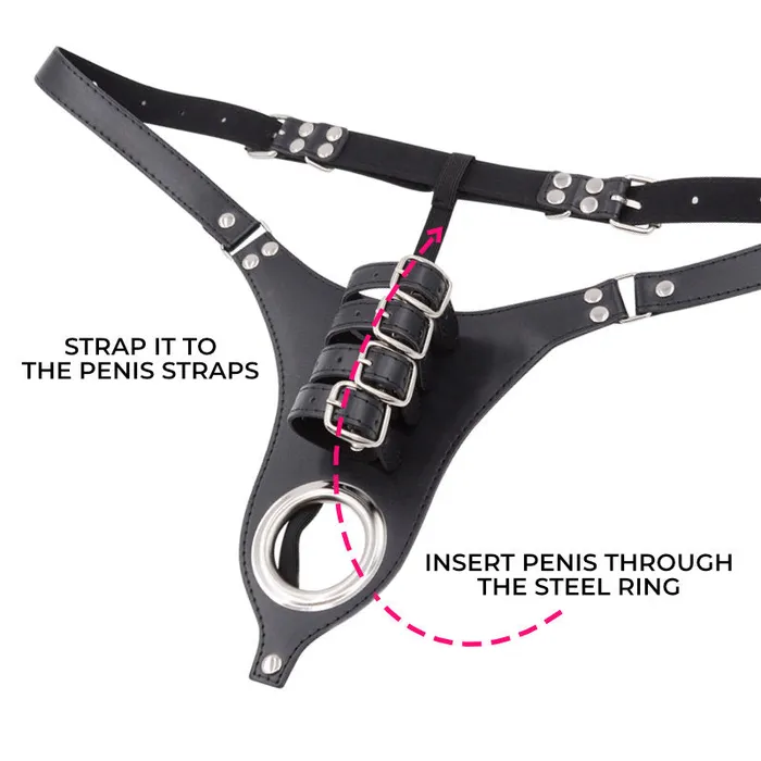 Female Sex Toys FRISKY BUSINESS SG Pleasure Lock Men Chastity Belt BSDM