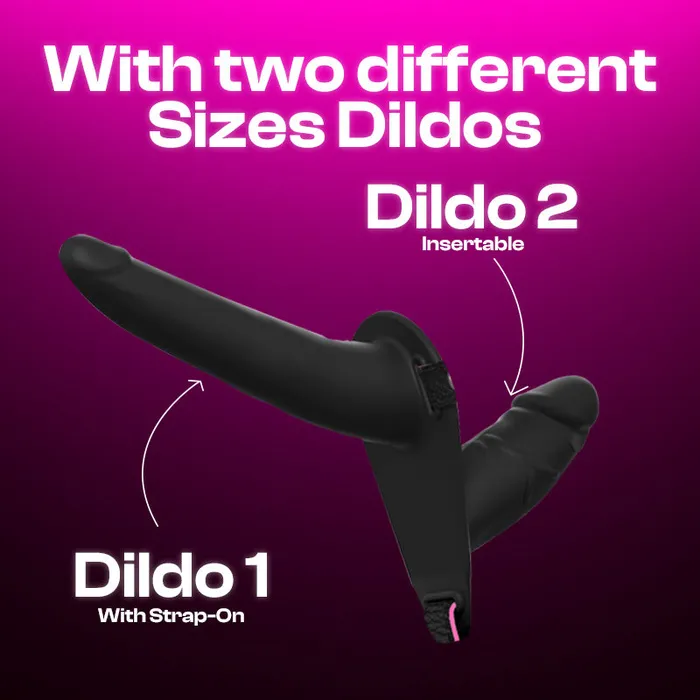 Female Sex Toys FRISKY BUSINESS SG United Intimate Dualended StrapOn Vibrating Dildo