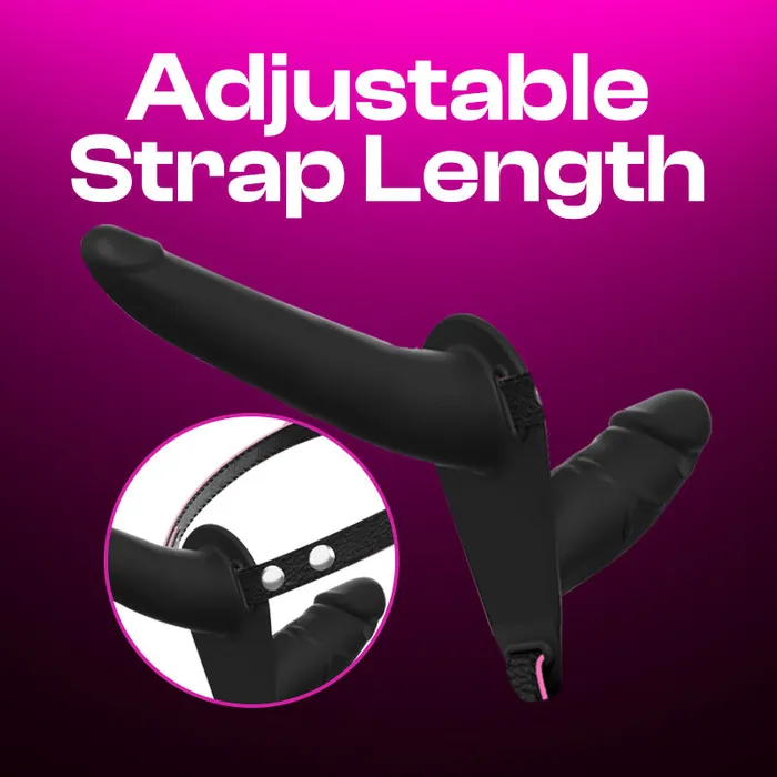 Female Sex Toys FRISKY BUSINESS SG United Intimate Dualended StrapOn Vibrating Dildo