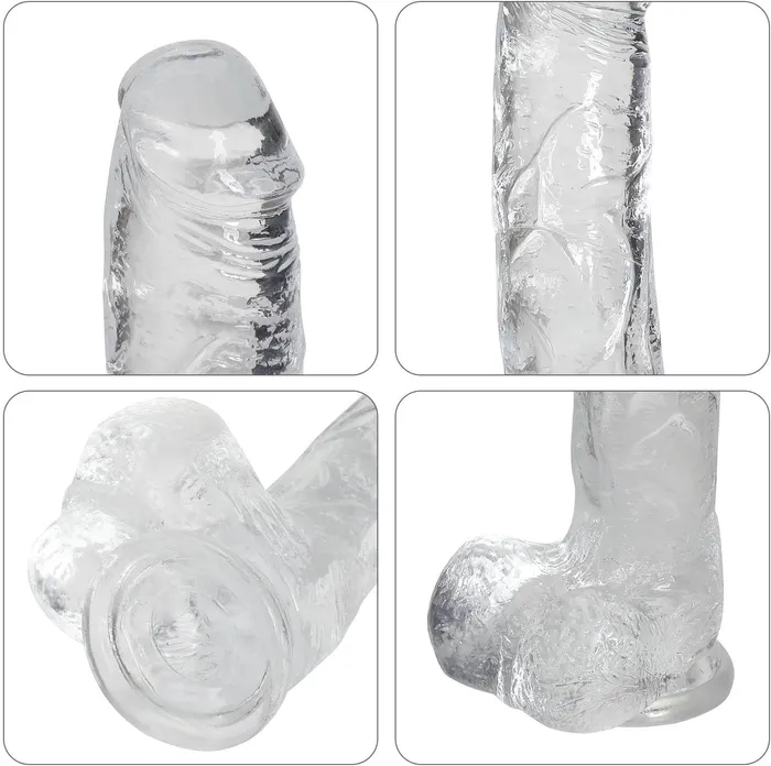 Female Sex Toys Safystyle 4 Size Transparent Lifelike Dildo with Suction Cup Female Sex Toys Safystyle 4 Size Transparent Lifelike Dildo with Suction Cup