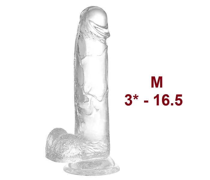 Female Sex Toys Safystyle 4 Size Transparent Lifelike Dildo with Suction Cup Female Sex Toys Safystyle 4 Size Transparent Lifelike Dildo with Suction Cup
