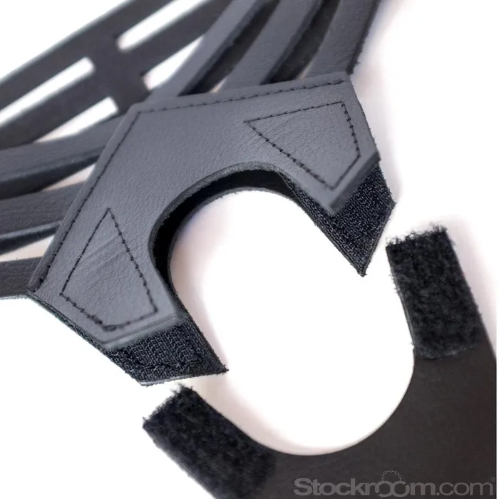 Female Sex Toys vendorunknown Vanity Strapon Dildo Harness Leather