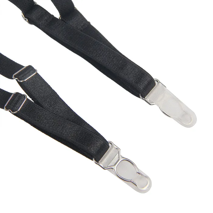 FRISKY BUSINESS SG Female Sex Toys Teddy 1 Pc Striped Crossing Back Strap with Garter