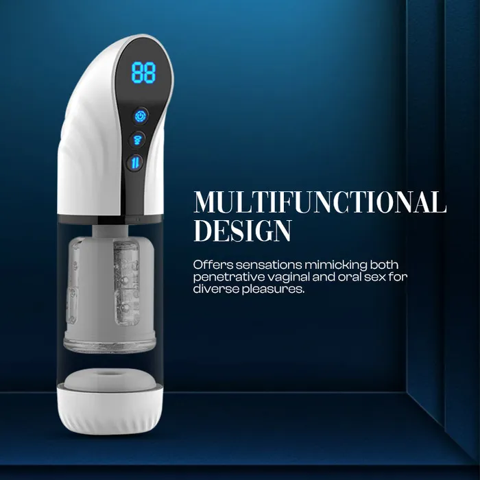 FRISKY BUSINESS SG Tornado Tickler Auto Thrusting Rotating Masturbator Male Sex Toys