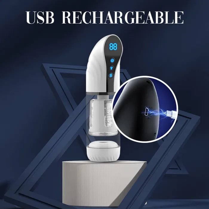 FRISKY BUSINESS SG Tornado Tickler Auto Thrusting Rotating Masturbator Male Sex Toys