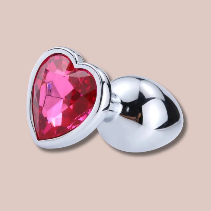 House of Chastity Anal Diamond Cut Effect Heart Butt Plug