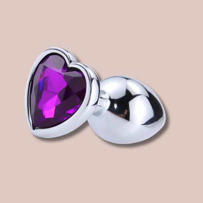 House of Chastity Anal Diamond Cut Effect Heart Butt Plug