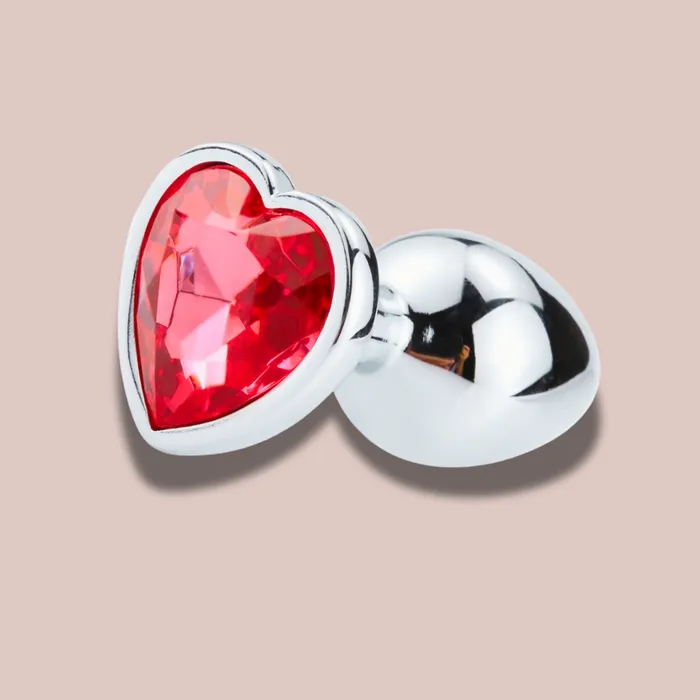 House of Chastity Anal Diamond Cut Effect Heart Butt Plug