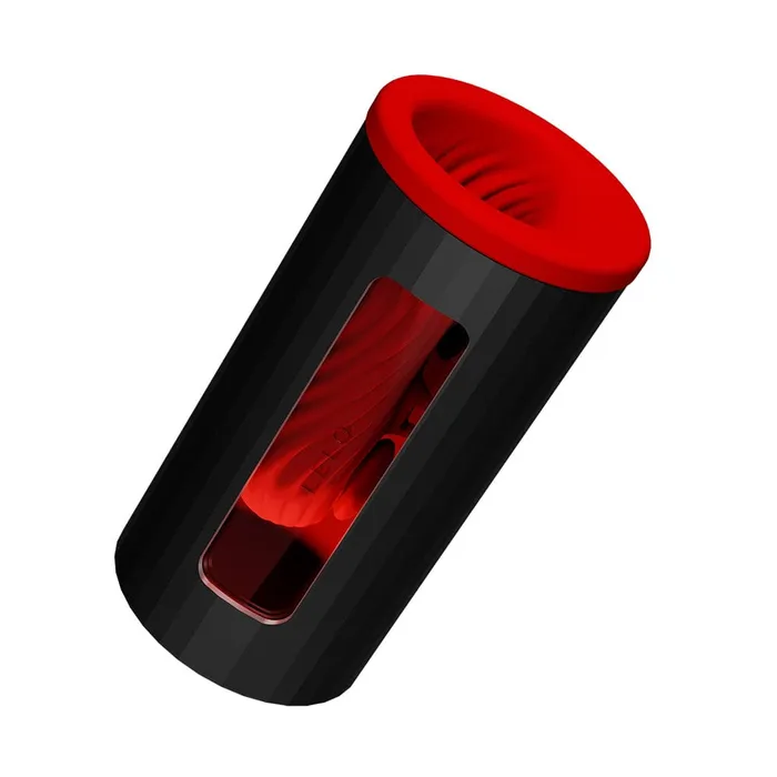 Lelo F1S V3 App AI Interactive Masturbator Red 2 Sizes Lelo Male Sex Toys