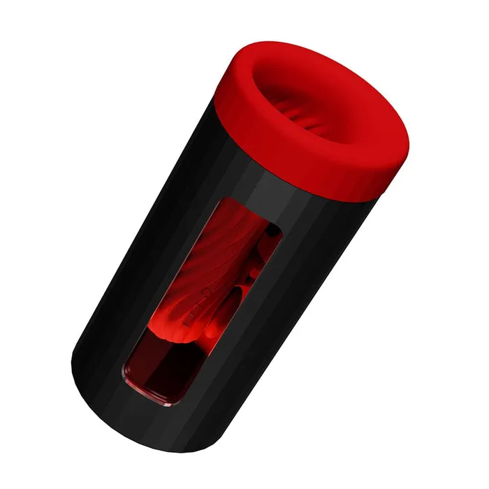 Lelo F1S V3 App AI Interactive Masturbator Red 2 Sizes Lelo Male Sex Toys