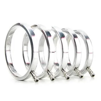 Male Sex Toys Calvista ElectraStim ElectraRings Solid Metal Cock Rings 5 pack