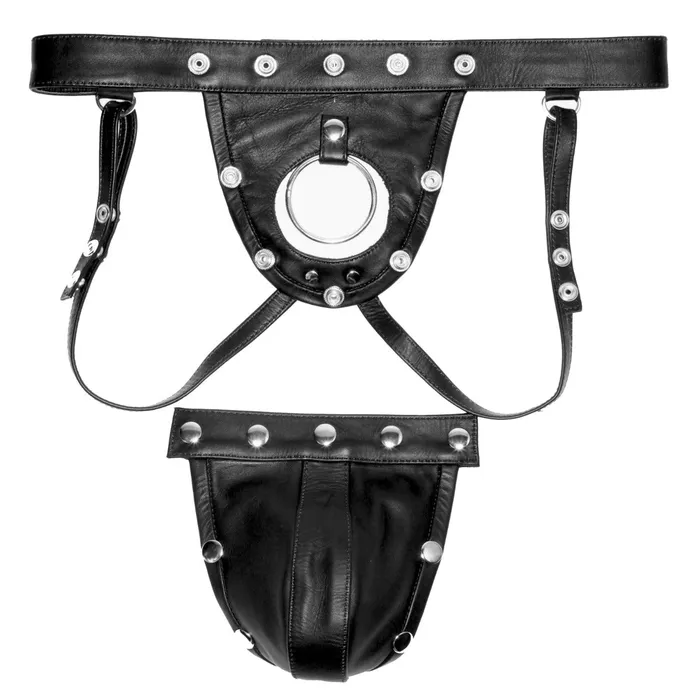 Restraints Prowler RED Prowler RED Leather Harness Jock Strap