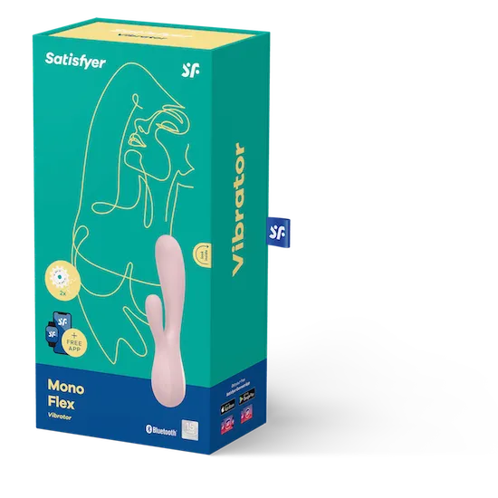 Satisfyer Mono Flex Bluetooth Rabbit Vibrator Mauve Windsor Wholesale Vibrators