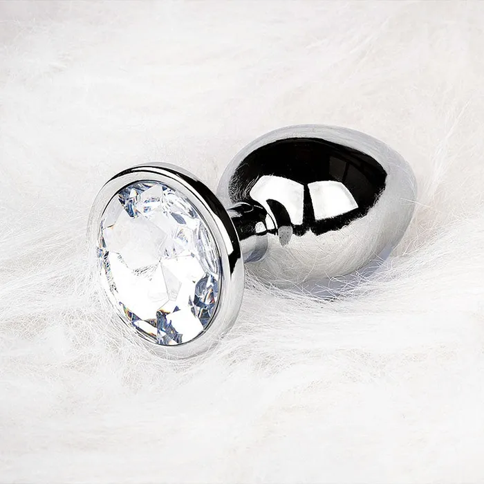 Shots America Anal Round Gem Butt Plug Small Diamond